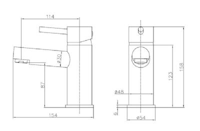 EVO YORK CHROME SINGLE LEVER MONO BASIN MIXER TAP WITH CLICK CLACK/PUSH BUTTON WASTE, BTAP0302 EVO YORK CHROME SINGLE LEVER MONO BASIN MIXER TAP WITH CLICK CLACK/PUSH BUTTON WASTE, BTAP0302